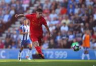 WIGAN, ENGLAND - JULY 17:  Ben Woodburn of Liverpool scores the second goal during a pre-season friendly between Wigan Athletic and Liverpool at JJB Stadium on July 17, 2016 in Wigan, England.  (Photo by Alex Livesey/Getty Images)